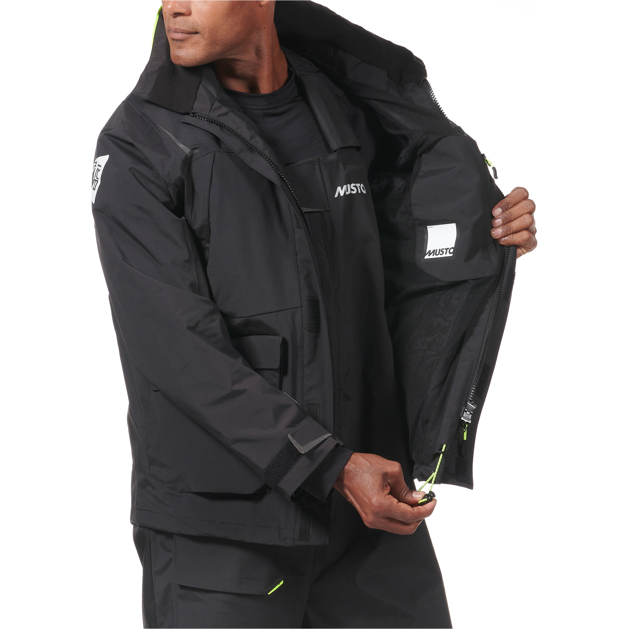 2026 Musto Mens Br1 Channel Segeljacke 82399 - Schwarz